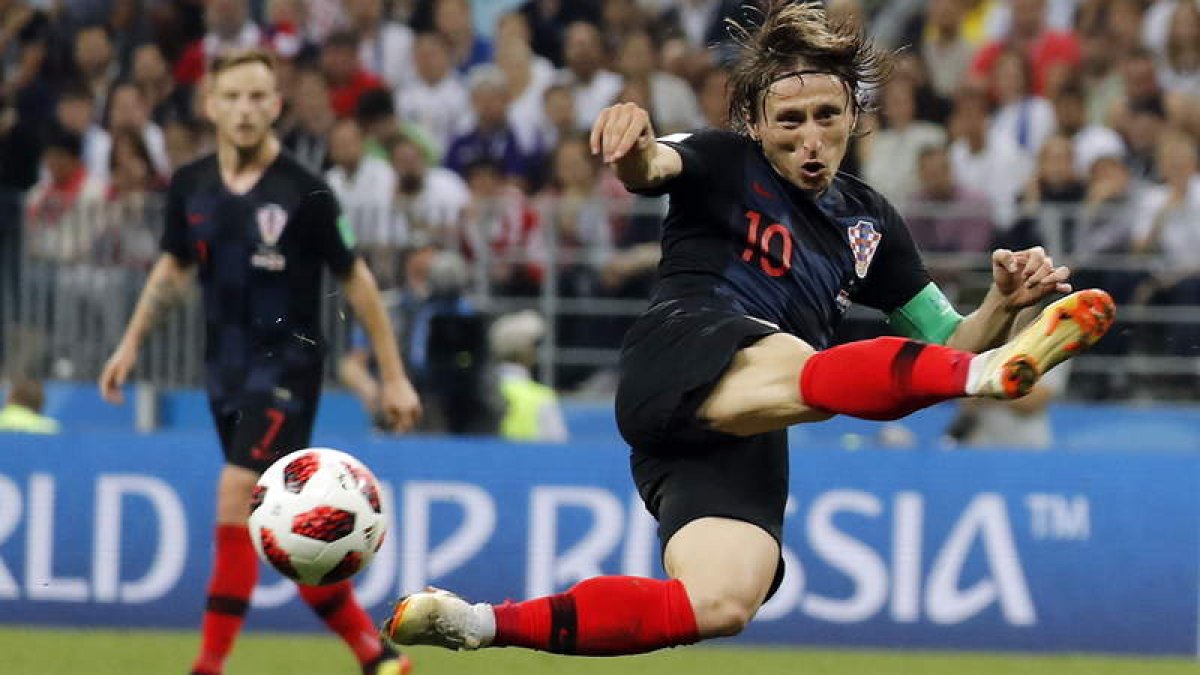 Luka Modric es el futbolista que más minutos ha disputado durante el Mundial de Rusia. FELIPE TRUEBA