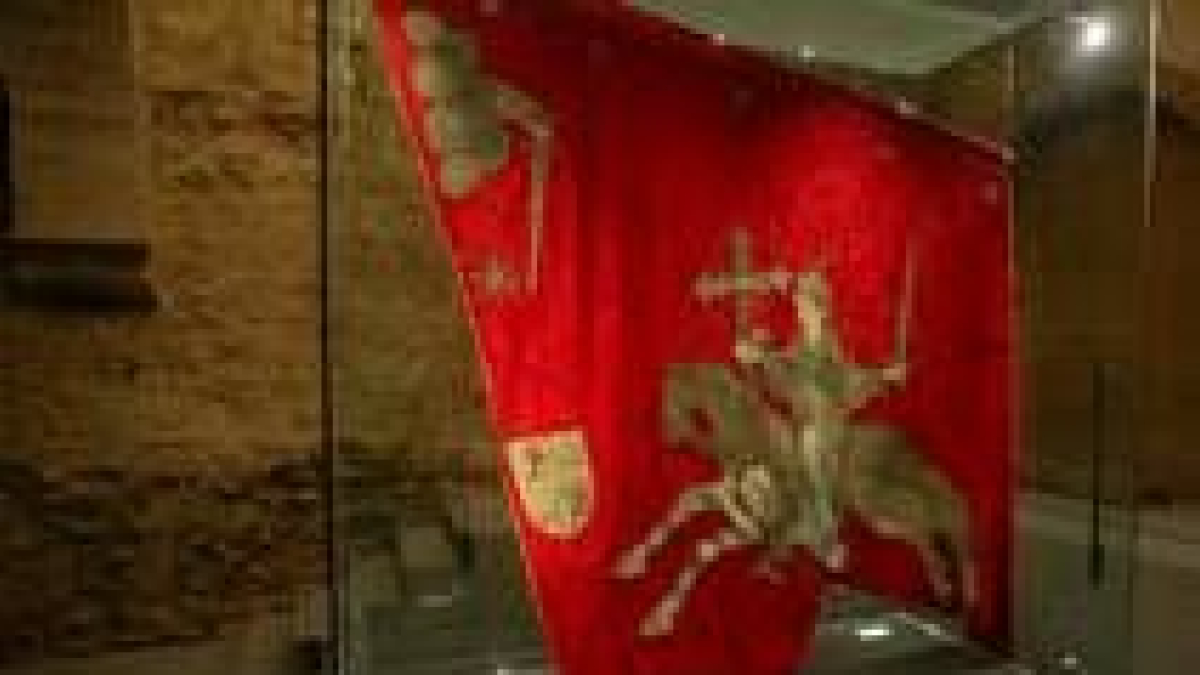 El milagroso Pendón de Baeza, conservado en San Isidoro y uno de los símbolos del Reino de León