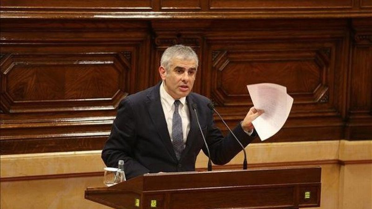 El portavoz de Ciutadans en el Parlament, Carlos Carrizosa.