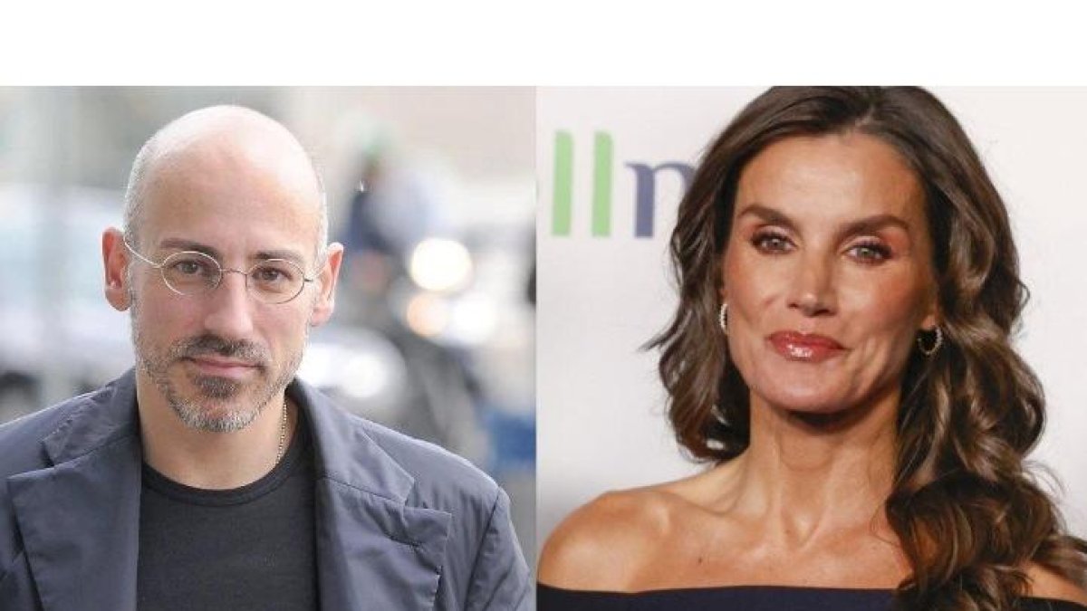 Jaime del Burgo y la reina Letizia. DL