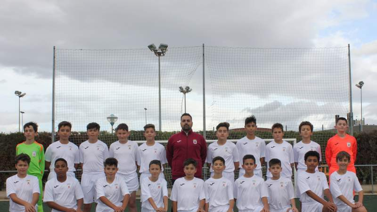 Formación del CDF Peña C de la categoría infantil. DL