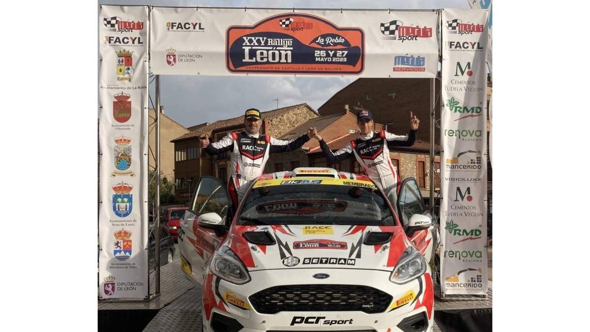 Gil Membrado y Manuel Muñoz, el equipo vencedor. MEDULA SPORT