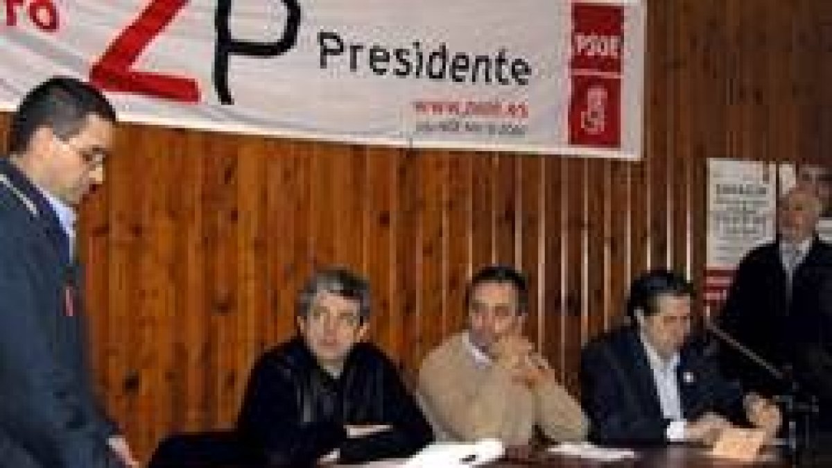 Los candidatos socialistas asistieron a un acto político en Sahagún