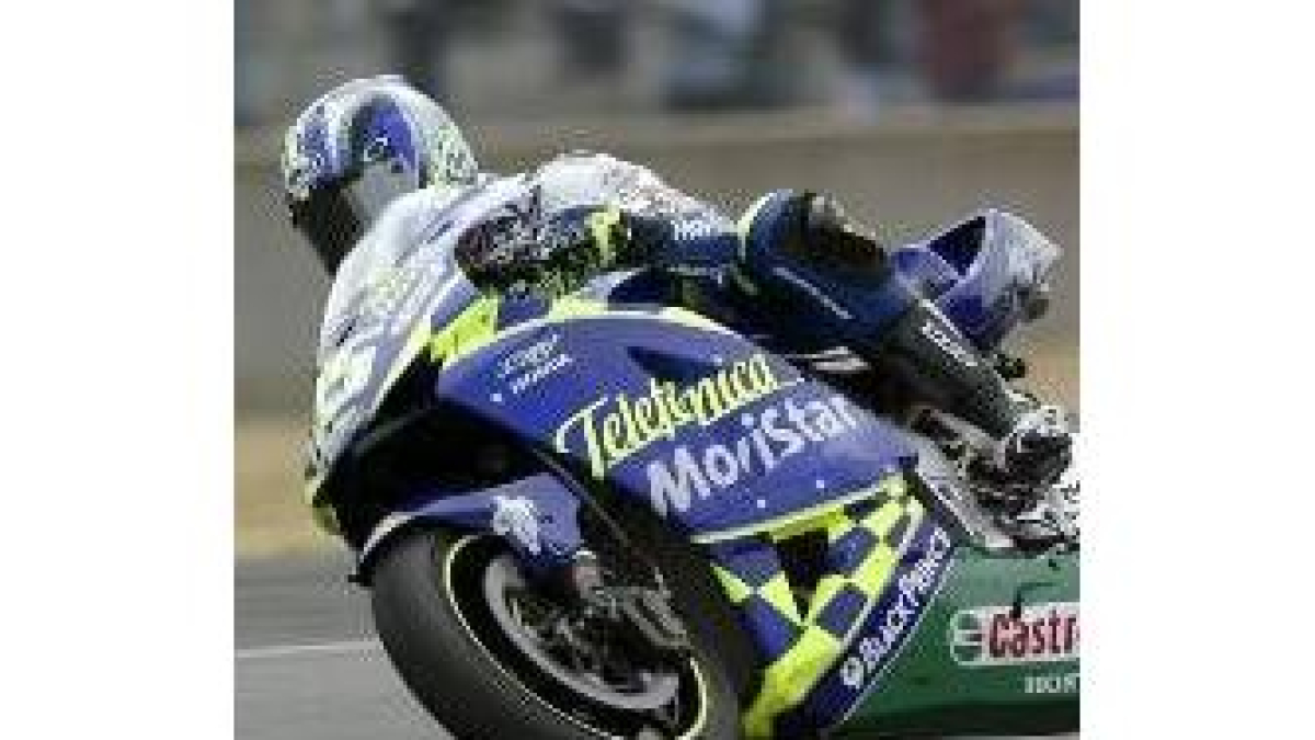 Gibernau completó unos grandes entrenamientos en el circuito francés