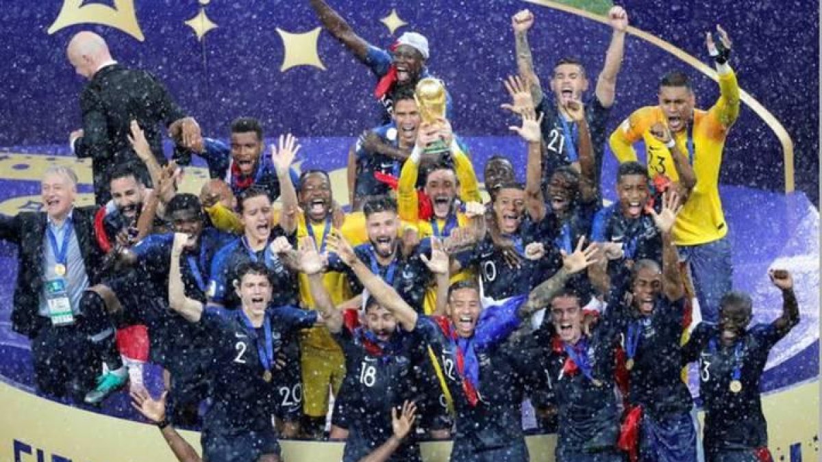 Francia festeja su triunfo