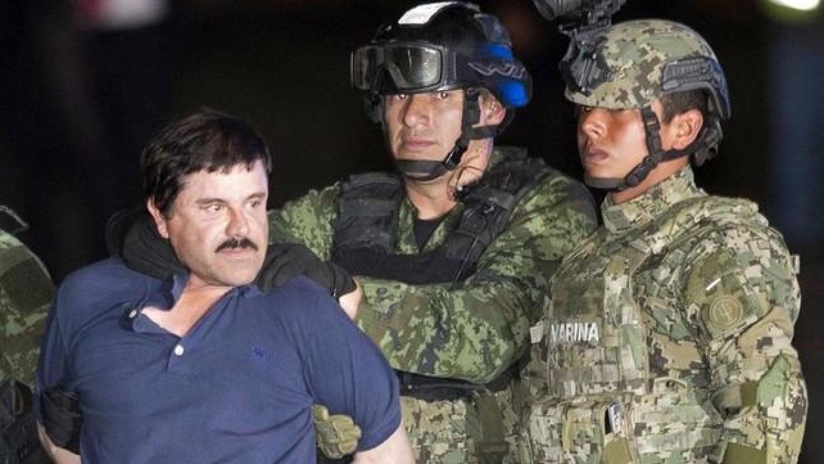 Detención del líder del cártel de Sinaloa Joaquín 'El Chapo' Guzmán', el pasado 8 de enero.