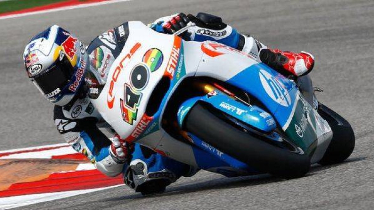 Maverick Viñales, durante el Gran Premio de las Américas, en Austin.
