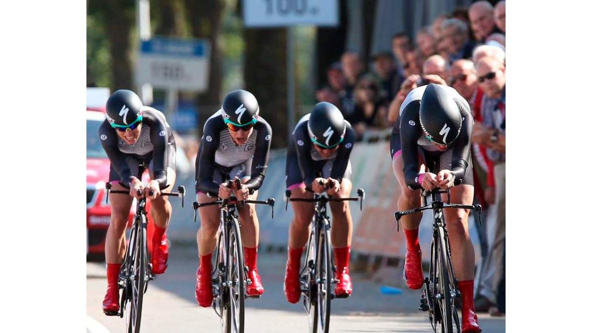 Prueba por equipos del Mundial de Valkenburg.