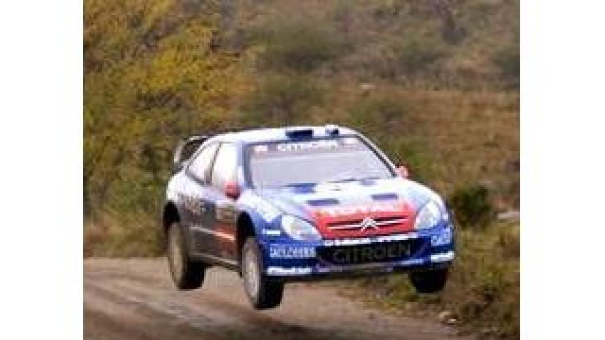 El francés Sebastien Loeb, en un momento del Rally de Argentina