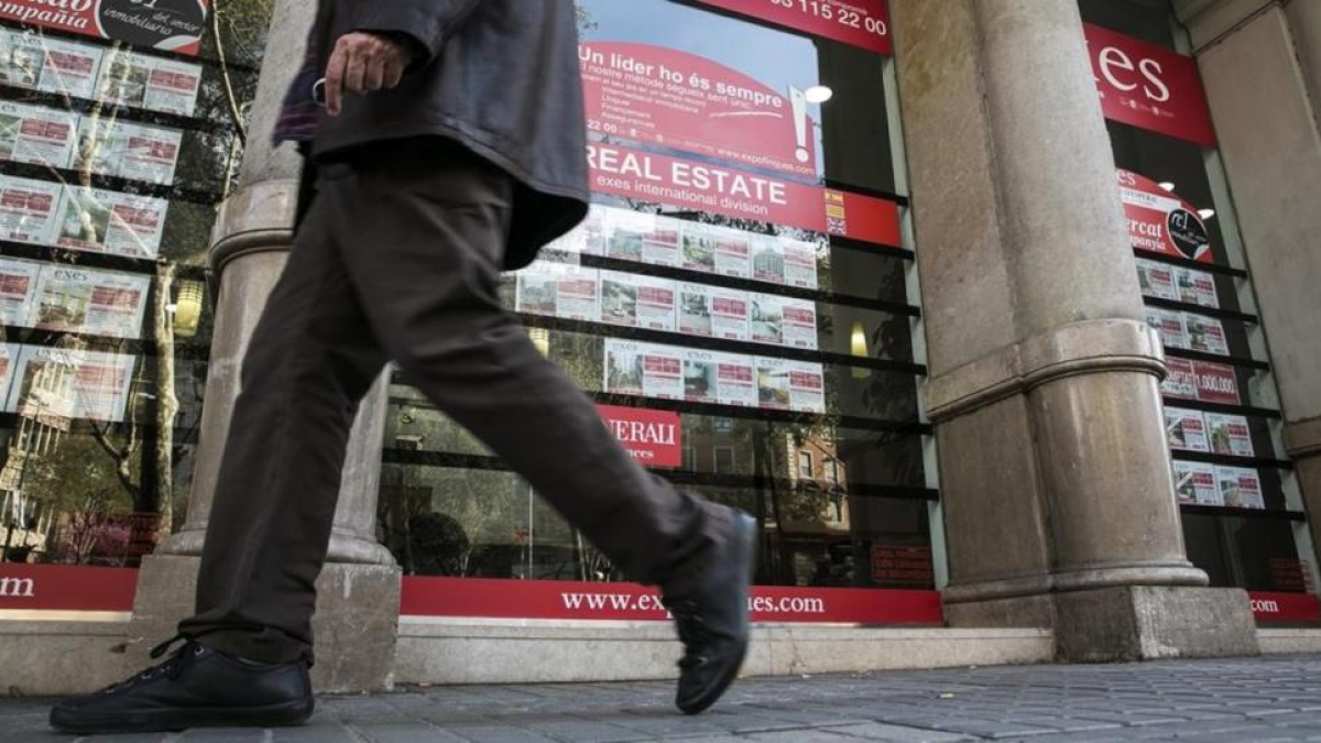 Una inmobiliaria de Barcelona.