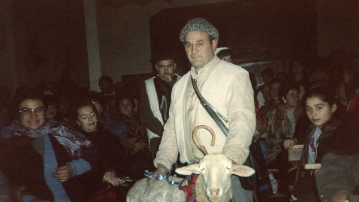 La corderada de Andavías en Zamora, en una imagen del año 1992.