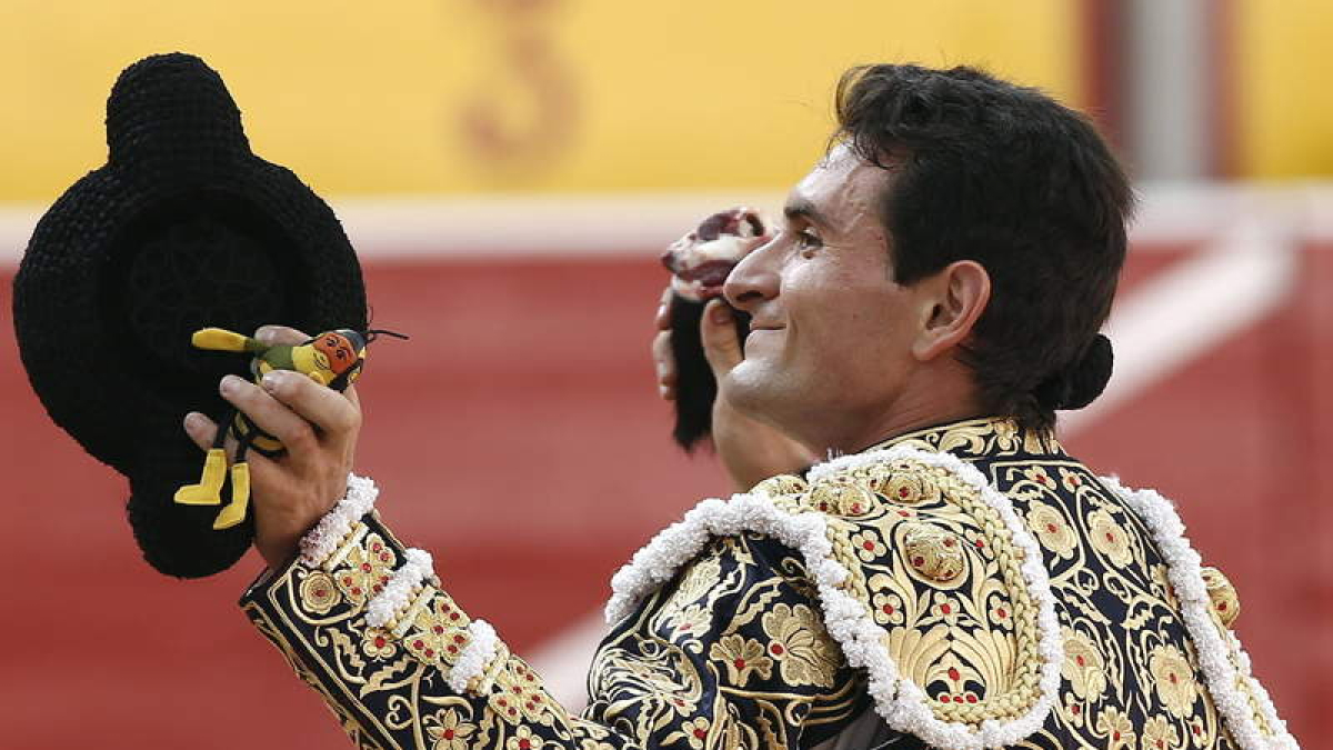 Joselillo durante una de sus últimas corridas en la Plaza de Toros de Pamplona.