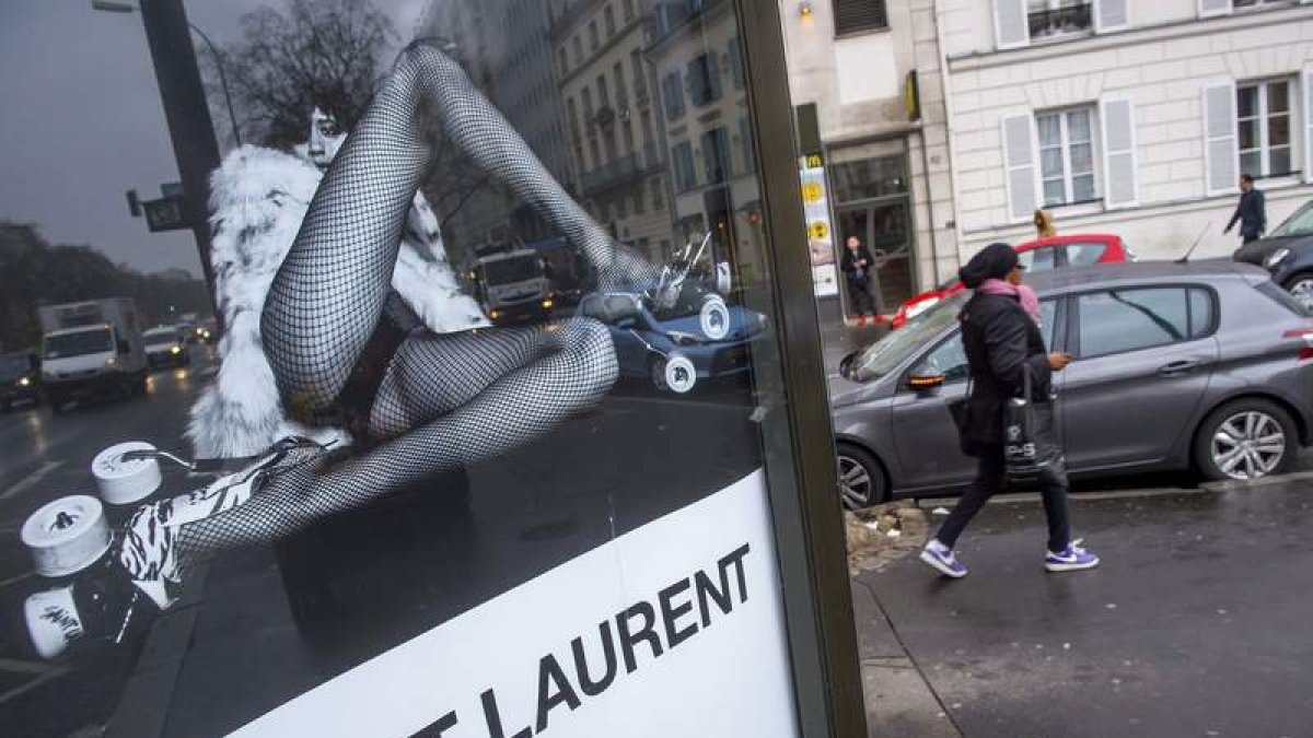 Detalle de uno de los carteles de la promoción de la firma francesa. CHRISTOPHHE PETIT TESSON