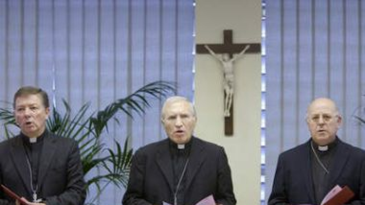 Rouco, Ricardo Blázquez y Juan Antonio Martínez Camino.