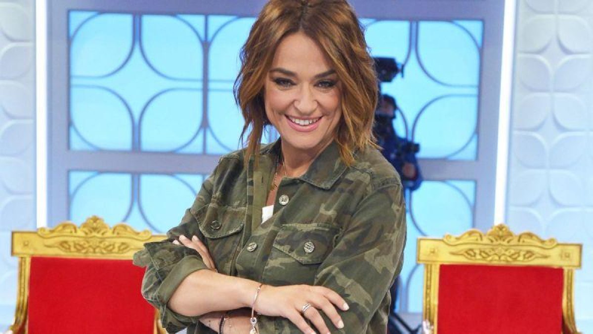 Toñi Moreno en el plató de MYHYV.