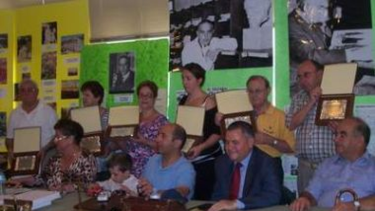 Un momento del homenaje tributado a los residentes de la Casa Infantil Covadonga.