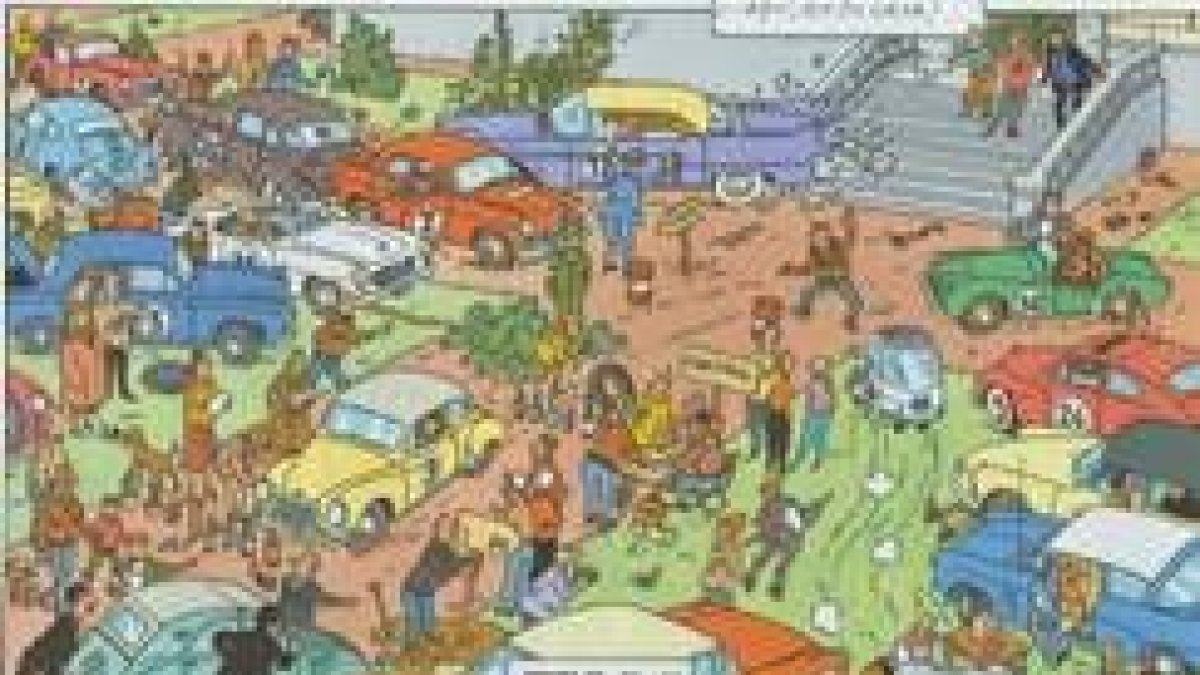 Un rally en el jardín del castillo de Moulinsart, «Stock de Coque»