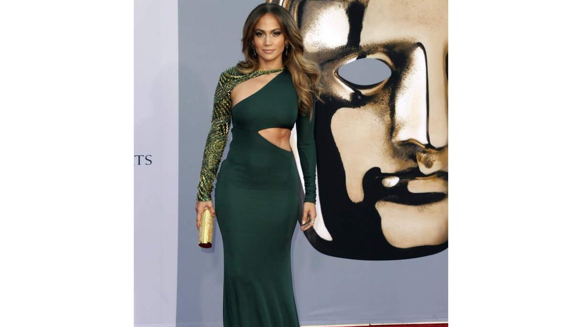 La actriz y cantante Jennifer López, en una entrega de los premios Bafta.