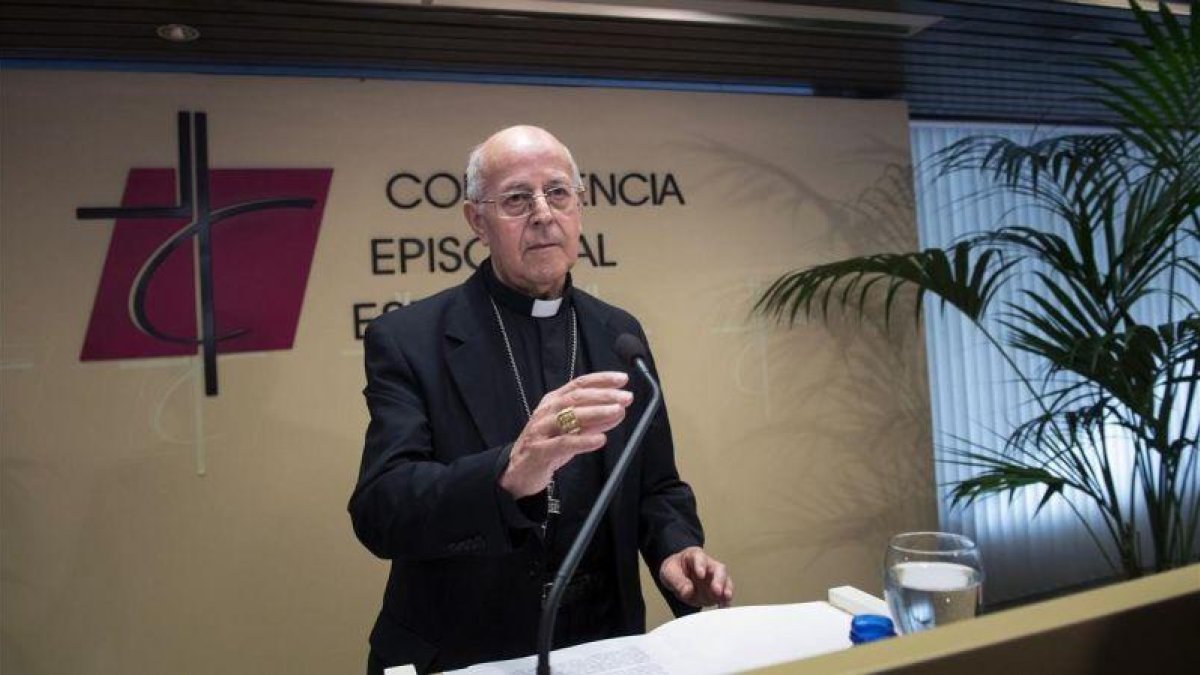 El cardenal Ricardo Blázquez, presidente de la Conferencia Episcopal.