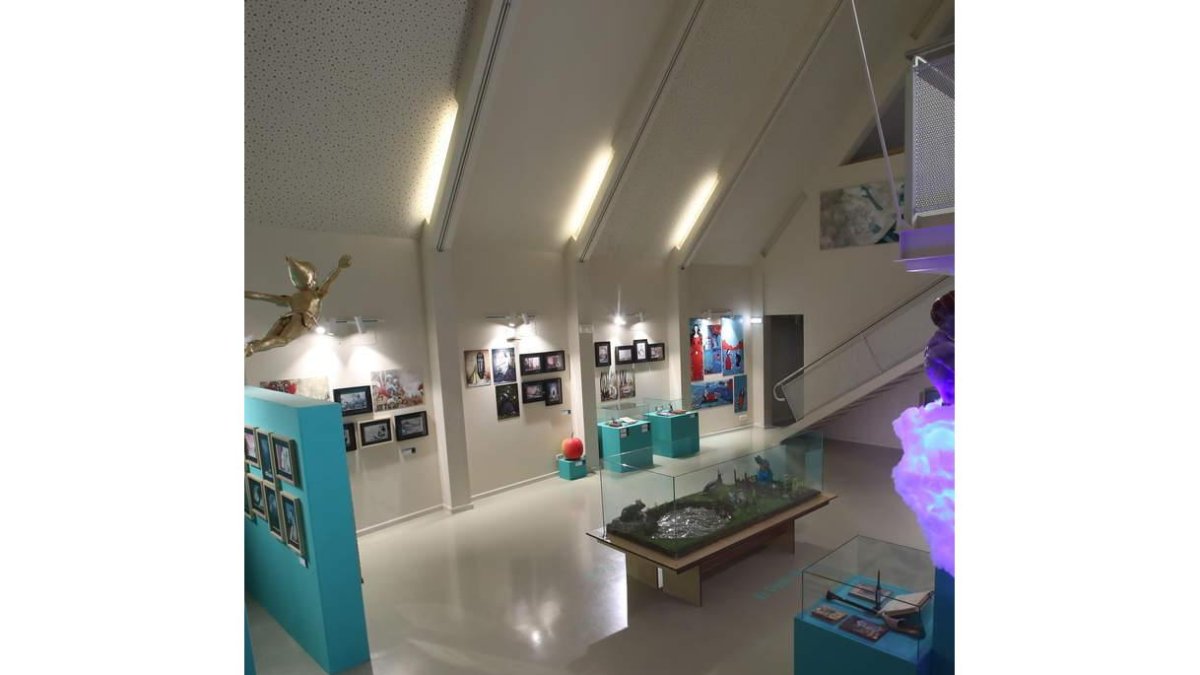 La imagen muestra la última exposición que se puede ver en el museo Munic de la localidad de Carracedelo.