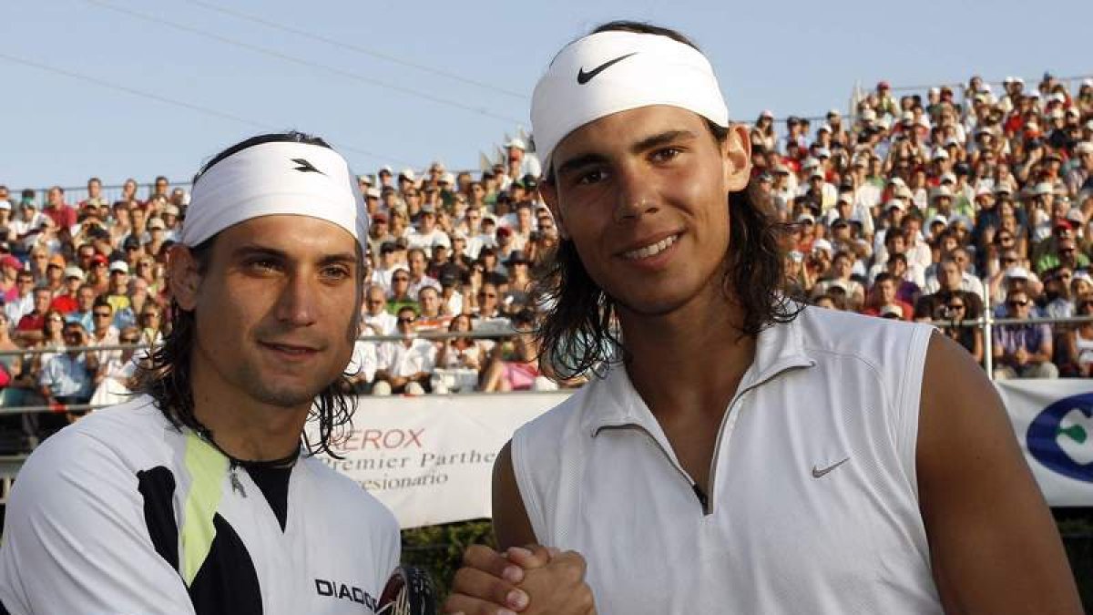 Ferrer y Nadal, amigos pese a su rivalidad en la pista.