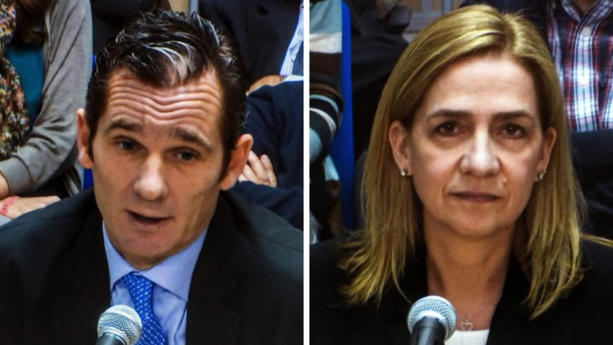 Iñaki Urdangarín y Cristina de Borbón.