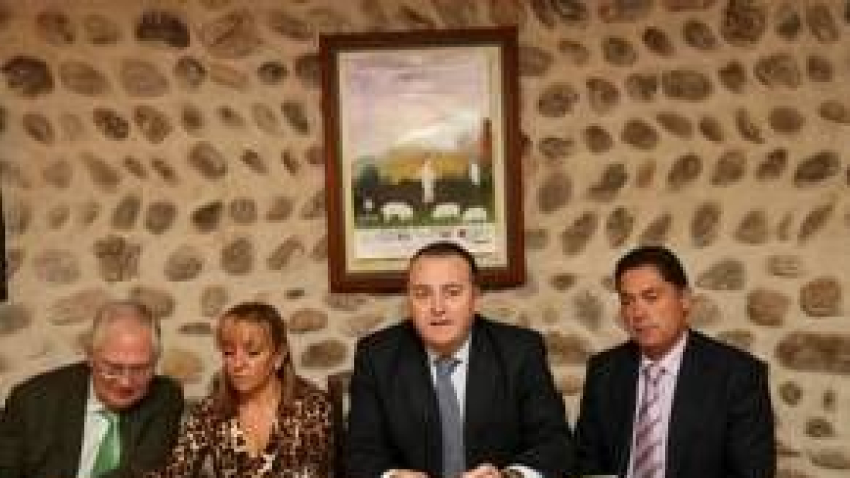 Guillermo García, Isabel Carrasco, Pedro V. Sánchez y Marcos Martínez