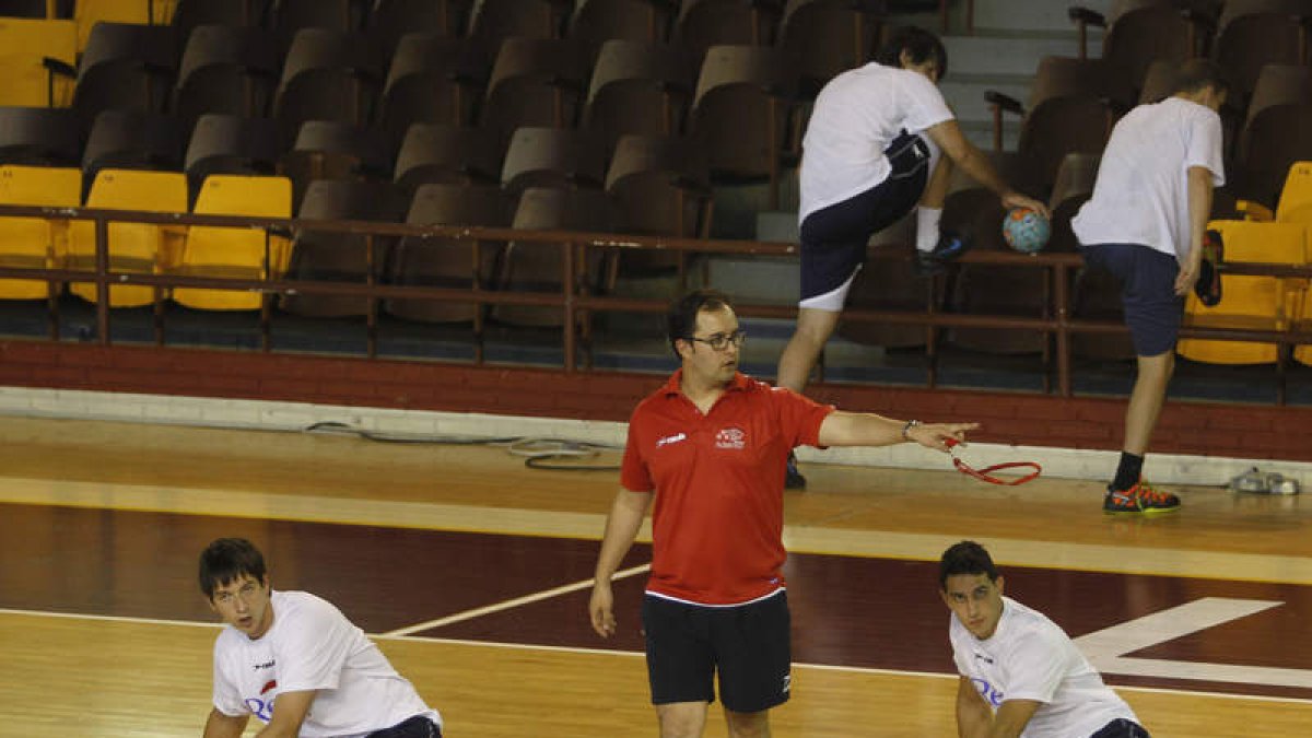 Dani Gordo sólo ha tenido un entrenamiento para preparar el partido.