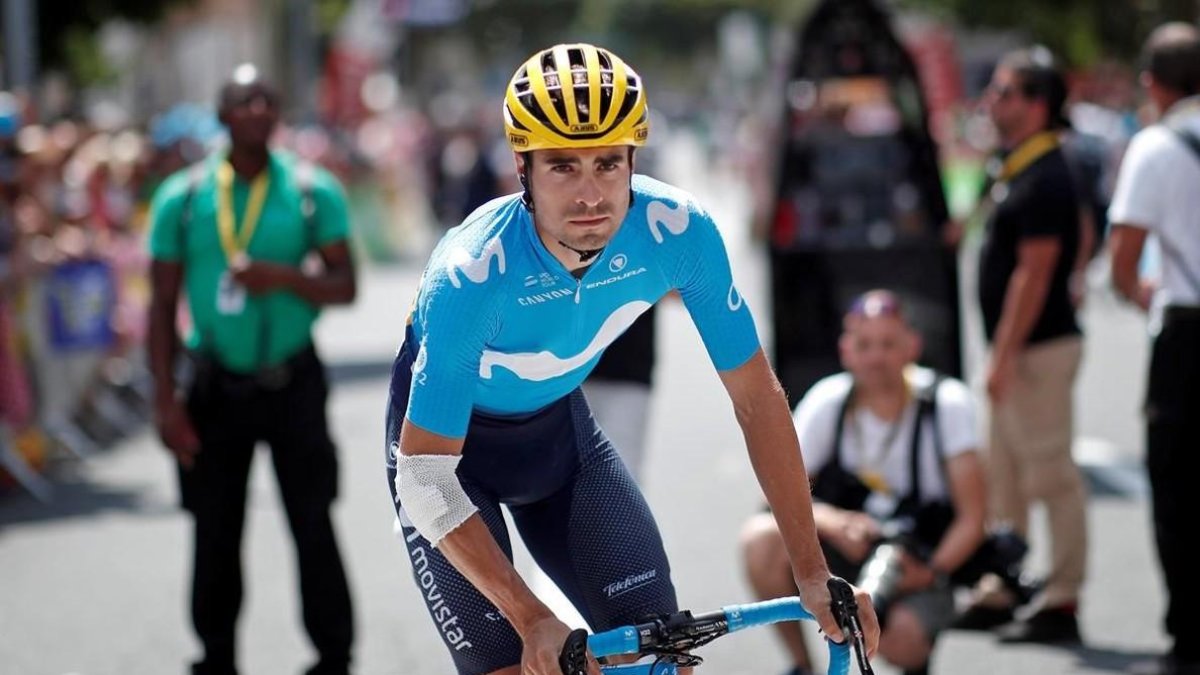 Mikel Landa, durante el Tour.
