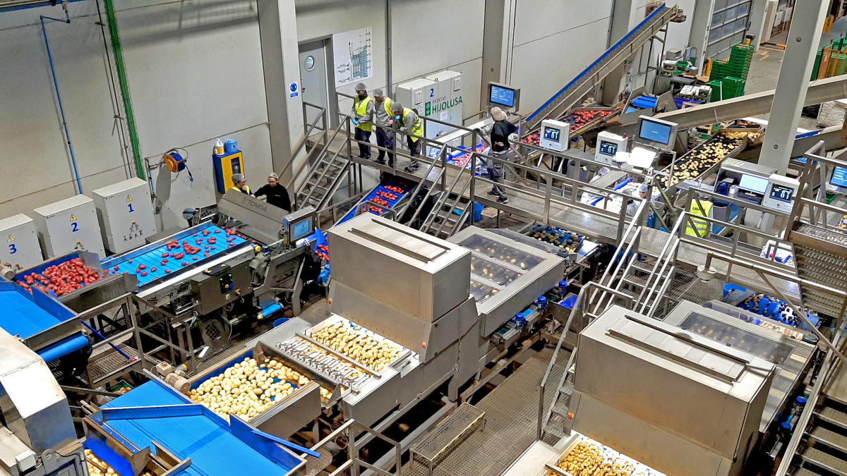 Fábrica de la empresa leonesa Patatas Hijolusa. DL