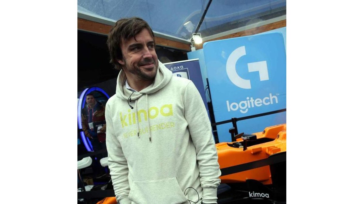 Alonso afronta ilusionado una nueva temporada en la F-1. ALBIR