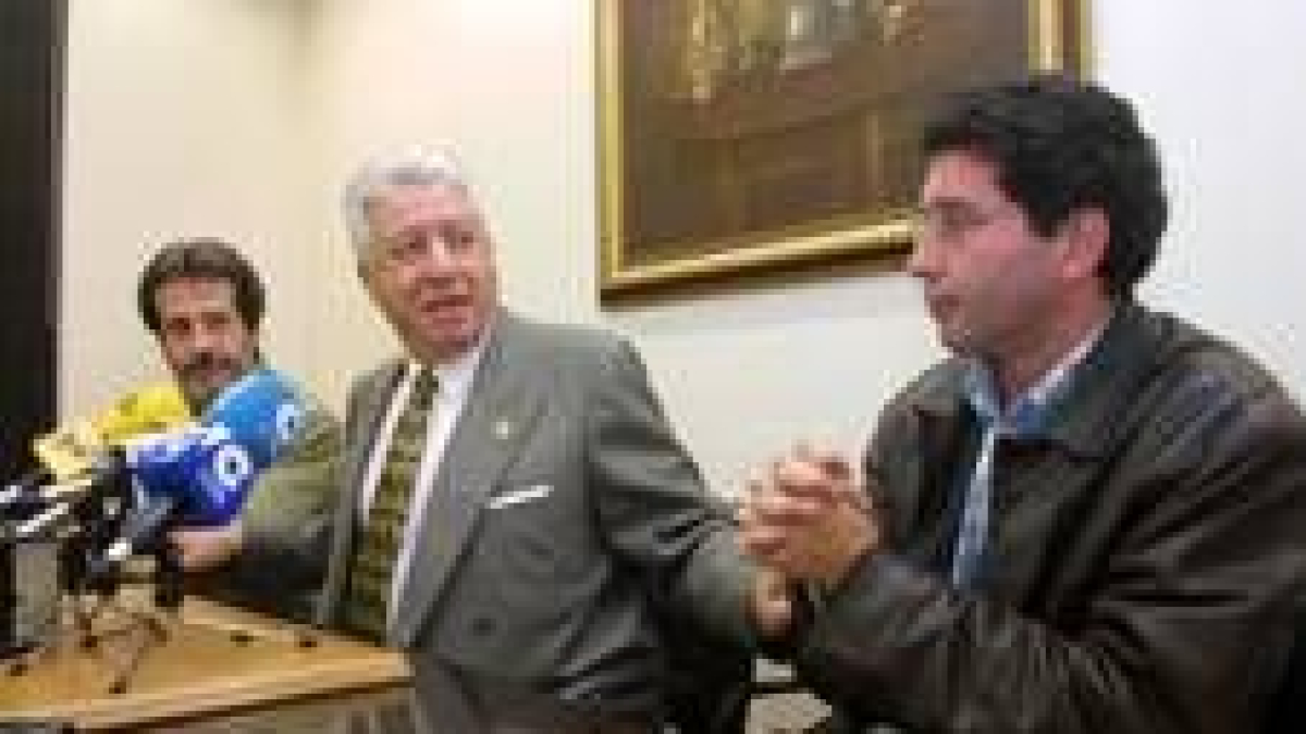 Eduardo Keudell, Manuel Rodríguez y Miguel Ángel Varela, ayer