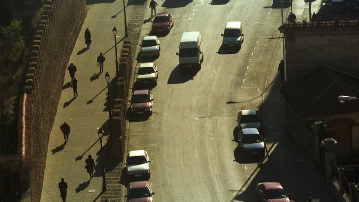 Vista aérea de la calle Independencia.