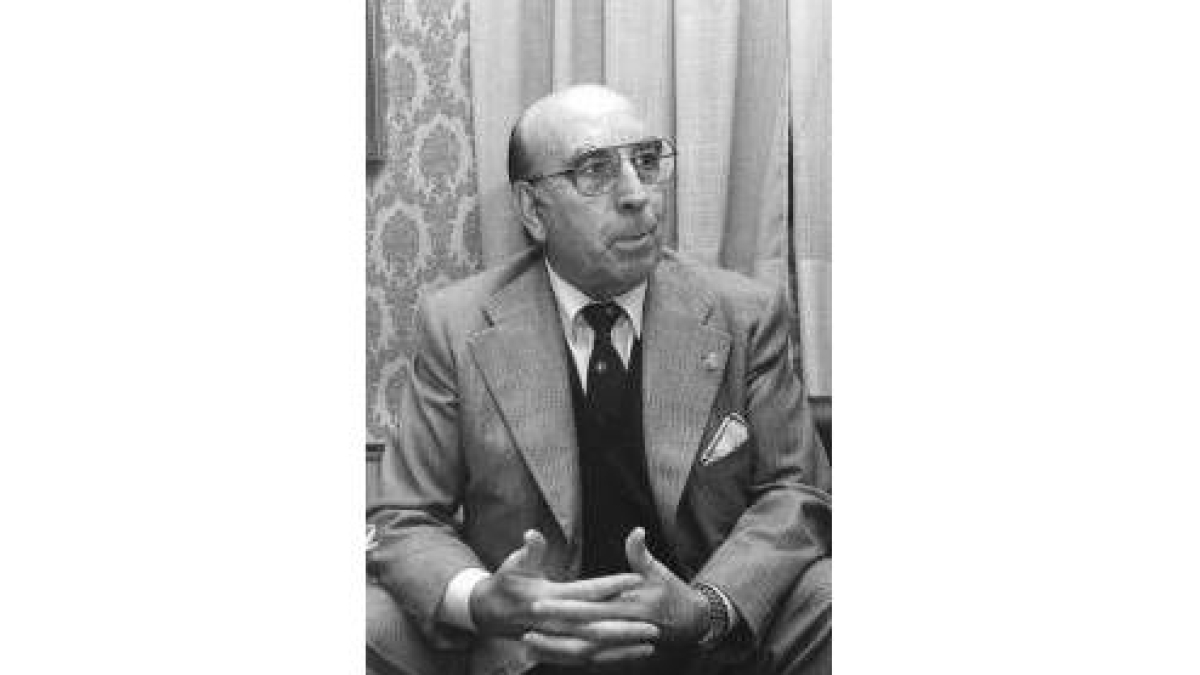 Domingo López Alonso, en una fotografía del Diario de León
