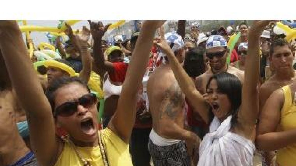 Júbilo en las playas de Rio de Janeiro al saber el resultado del COI.