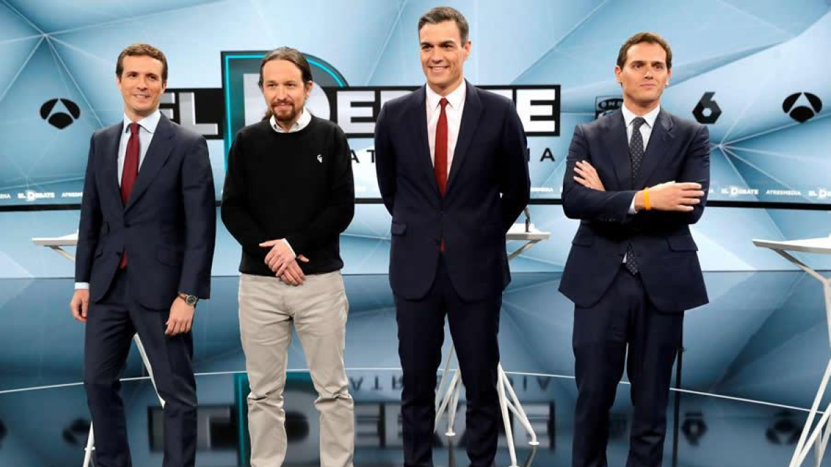 Los candidatos a presidir el Gobierno de España tras las elecciones generales.