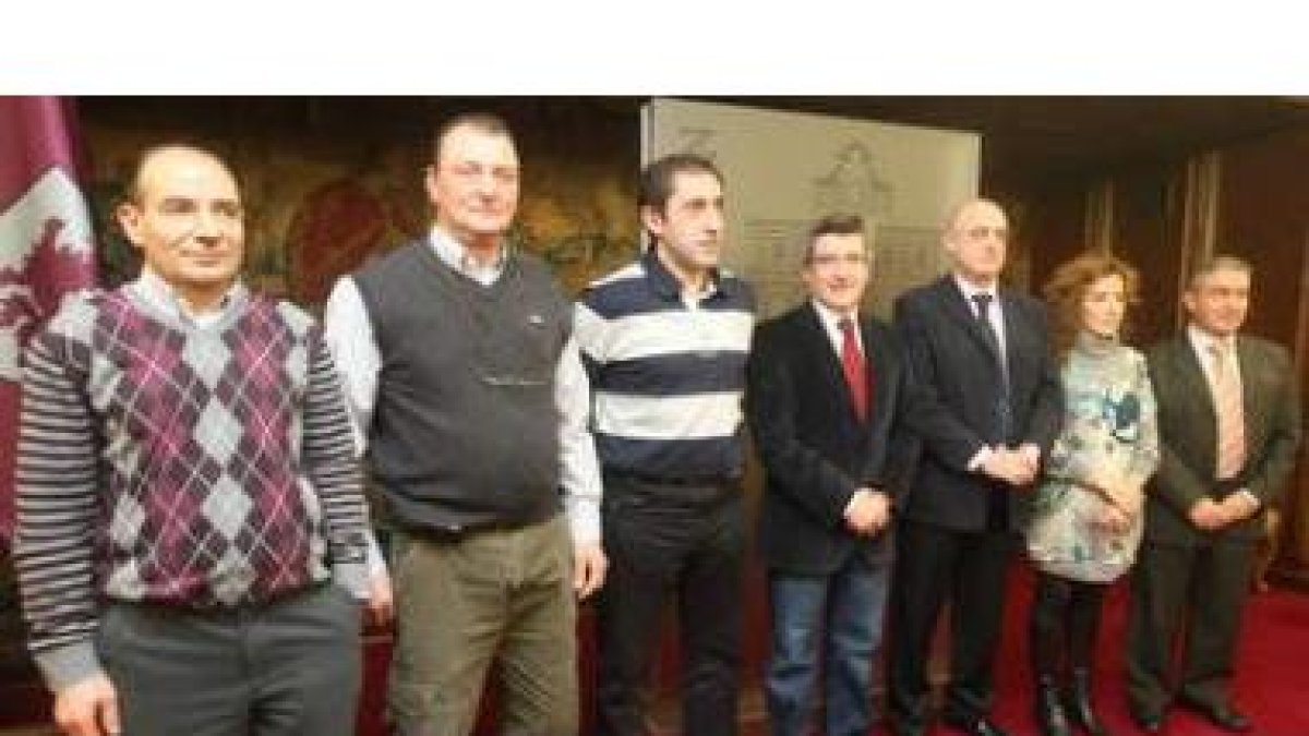 Belarmino López, Gerardo Rodríguez, Juan Simón, Francisco Fernández, Gregorio Chamorro, Natalia Pica