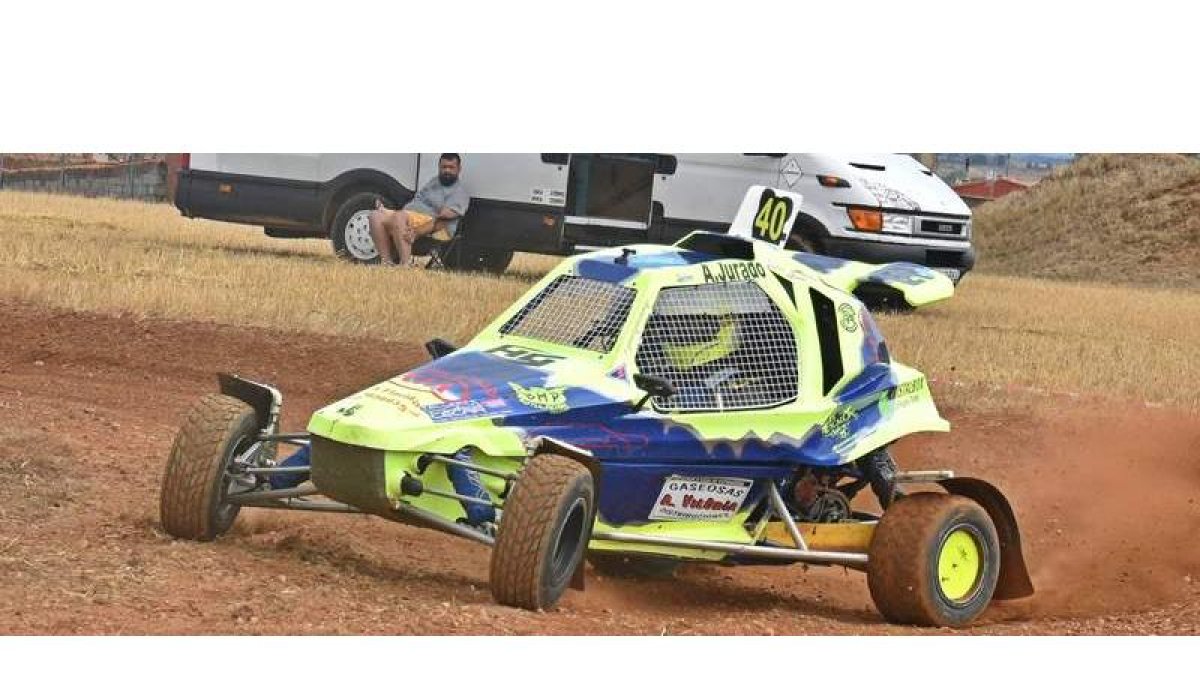 Abel Jurado fue el más rápido en el primer Rallysprint de tierra del Campeonato de Castilla y León. DL