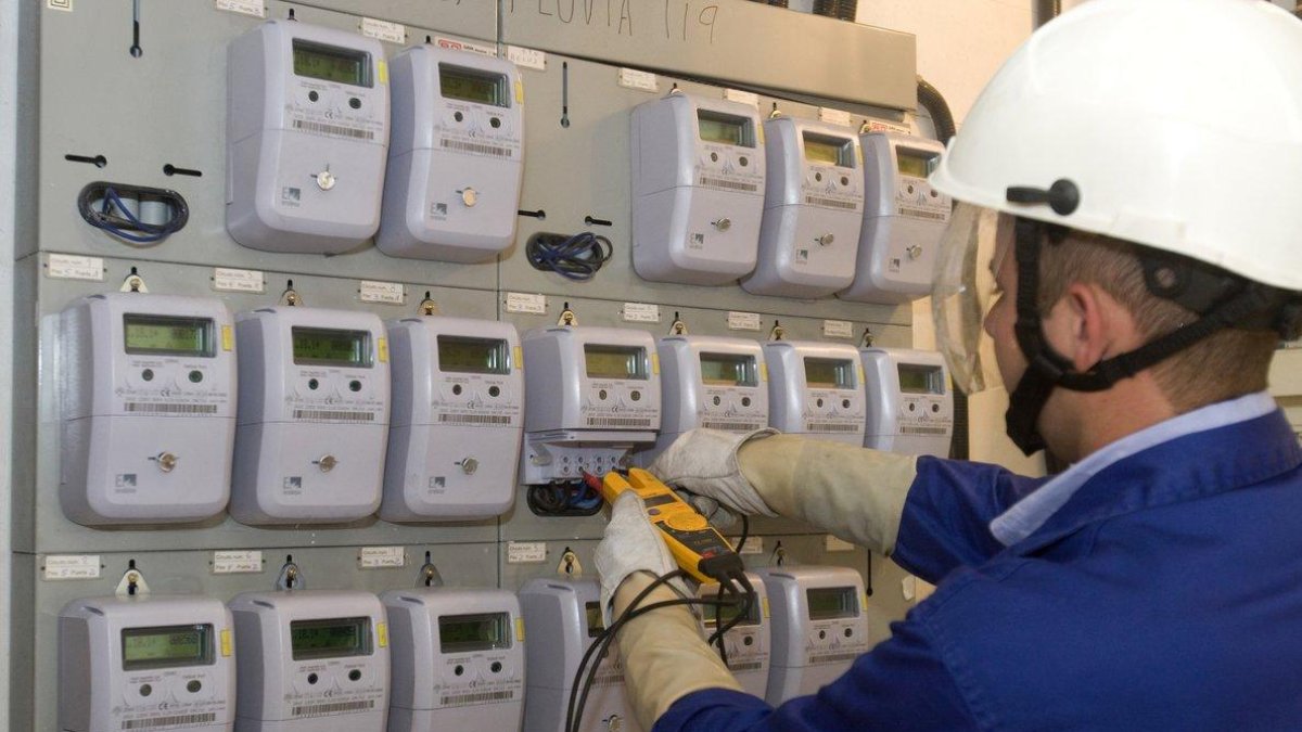 Contadores de electricidad.