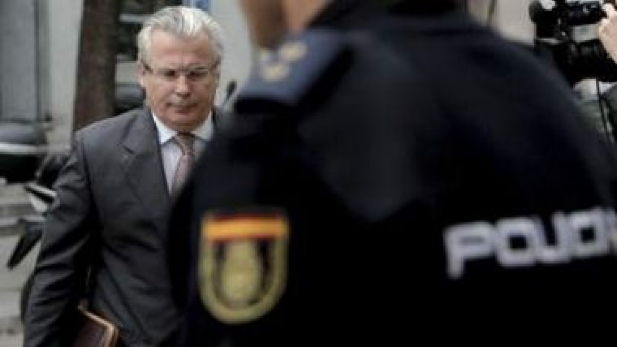 El juez Garzón declaró como imputado por tercera vez en el Tribunal Supremo.