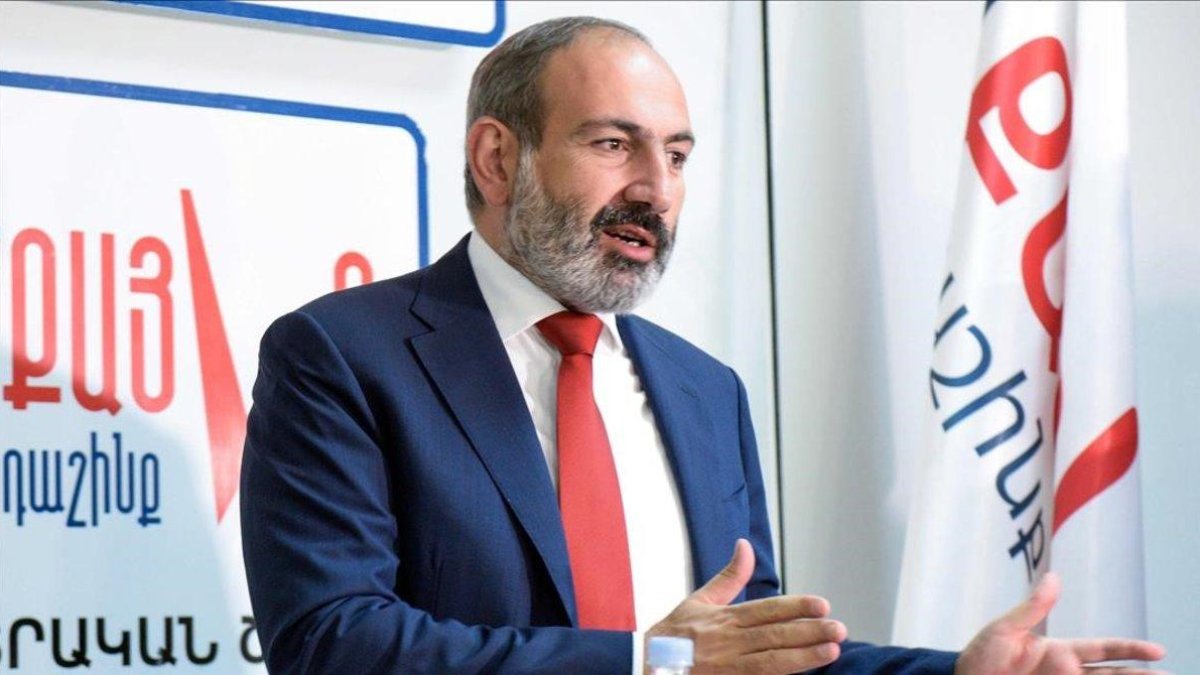 El primer ministro armenio, Nikol Pashinyan.