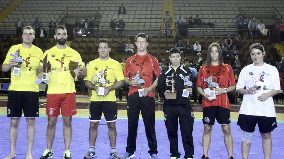 Tres campeonas y cuatro campeones en cada uno de los pesos y dos títulos de gallo absoluto disputados entre ellos, para Miriam Marcos y Clemente Fuertes