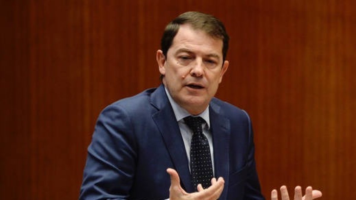 El presidente de la Junta de Castilla y León, Alfonso Fernández Mañueco. NACHO GALLEGO