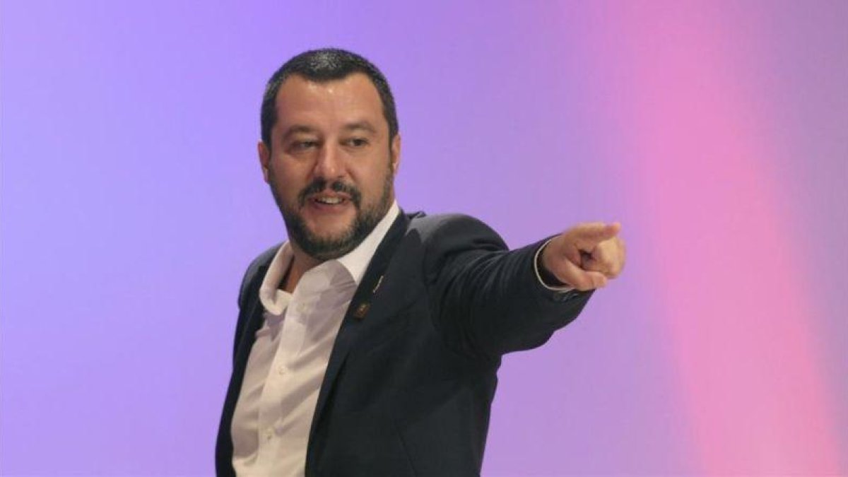 El ministro del Interior italiano, Matteo Salvini.