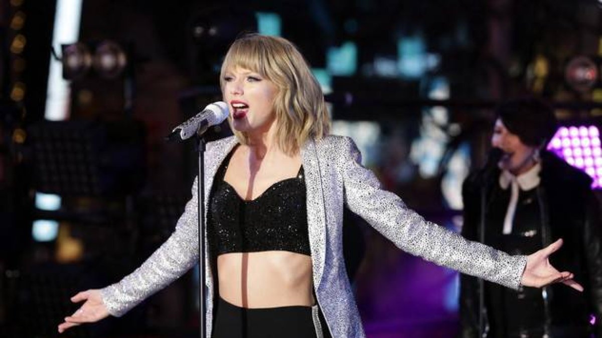 Taylor Swift, durante una actuación en Nueva York.