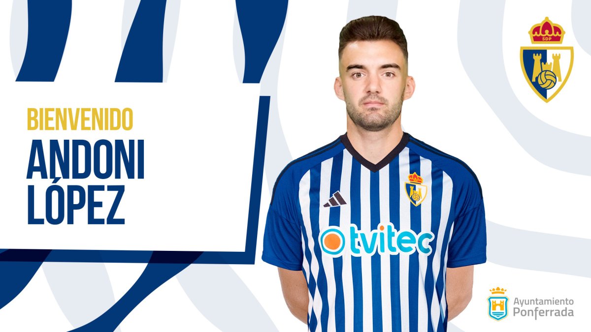 Andoni López, nuevo jugador de la Deportiva. SD PONFERRADINA