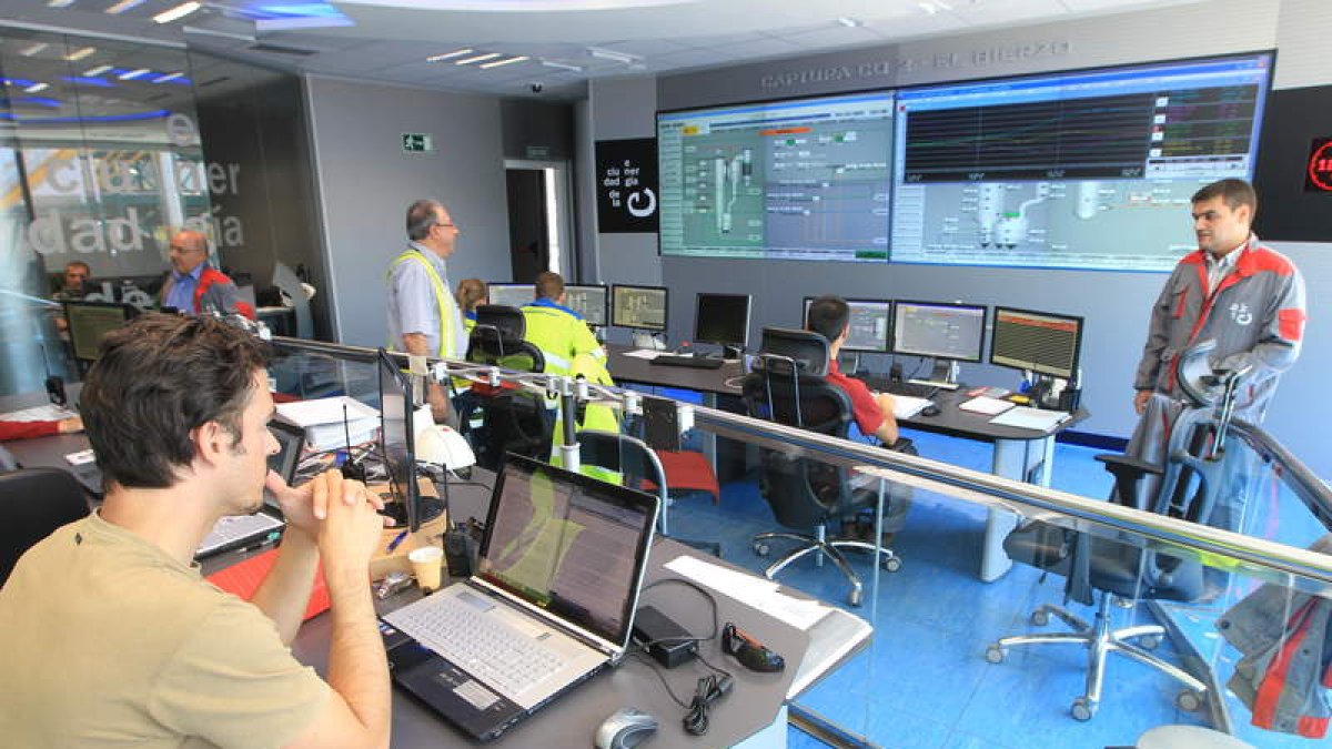 El centro de control de la planta de captura es hasta ahora sólo para los investigadores.