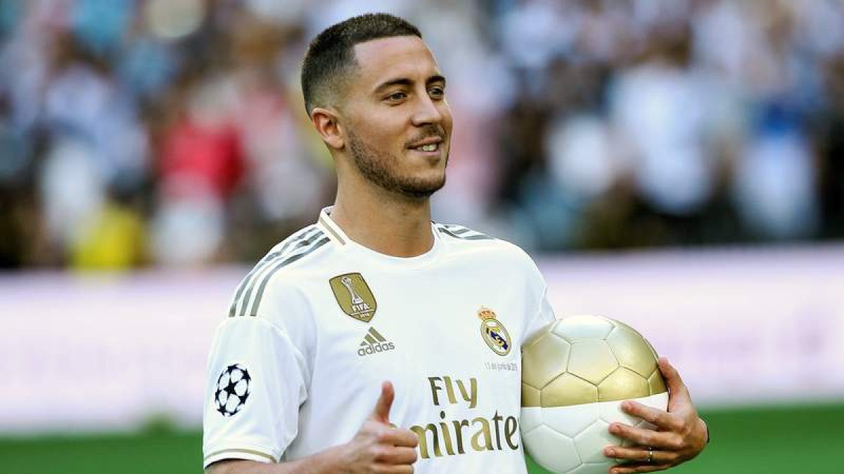 El centrocampista belga Eden Hazard. RODRIGO JIMÉNEZ