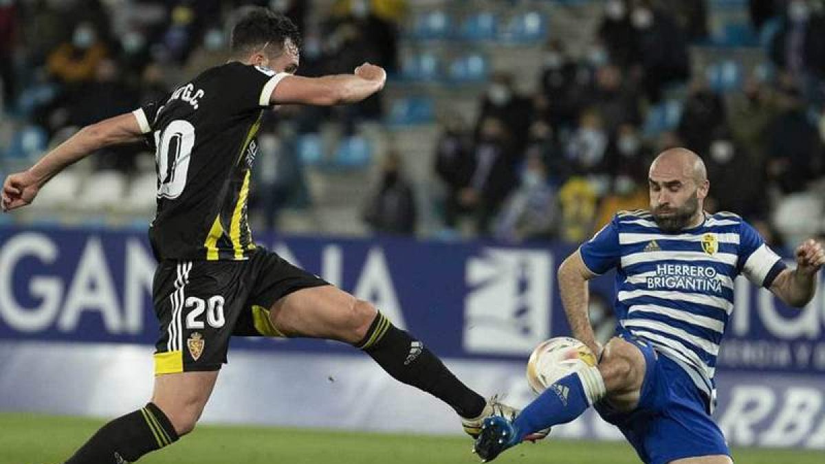 El Real Zaragoza fue el último equipo que se quedó sin marcar gol en El Toralín. ANA F. BARREDO