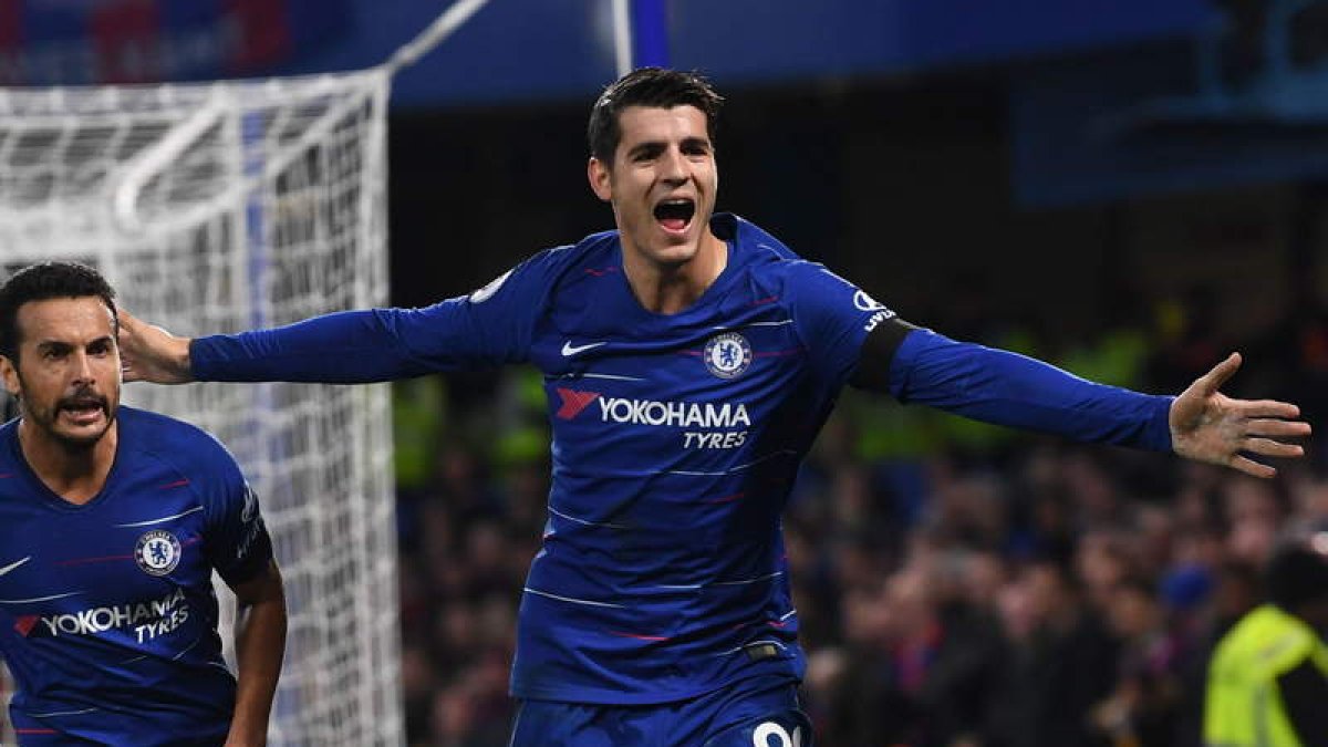 Álvaro Morata está a un paso de abandonar el Chelsea. NEIL HALL